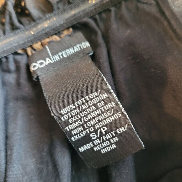 Moda International Black Strapless Dress size S - Picture 6 of 6